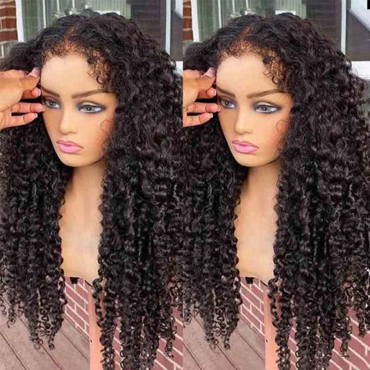 Kinky Curly Transparent Lace Wig