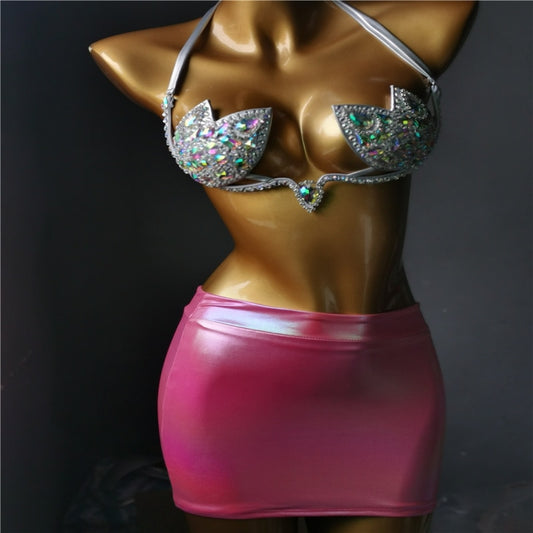 Siamese Rhinestone Bikini