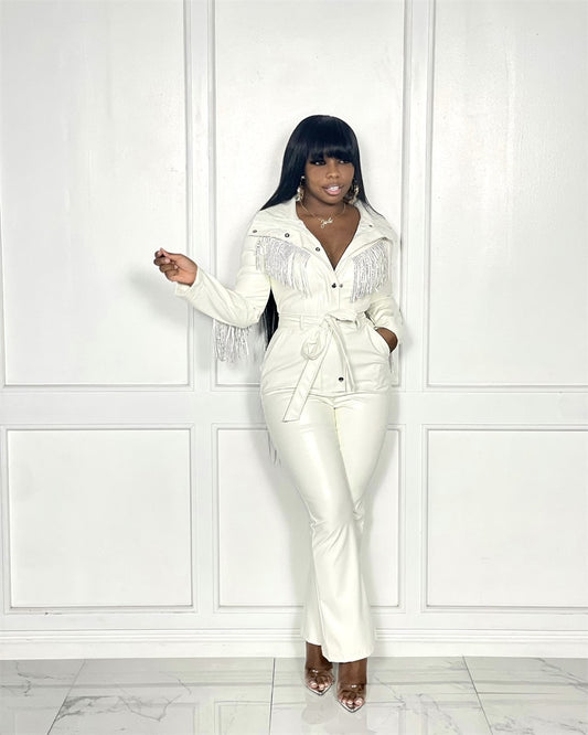 Cow Girling It Jumpsuit