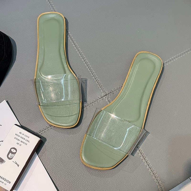 Transparent Flat Shoes