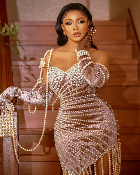 Luxurious Pearls Dress