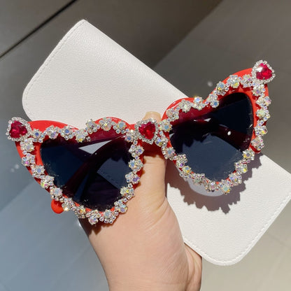 Heart Bling Sunglasses