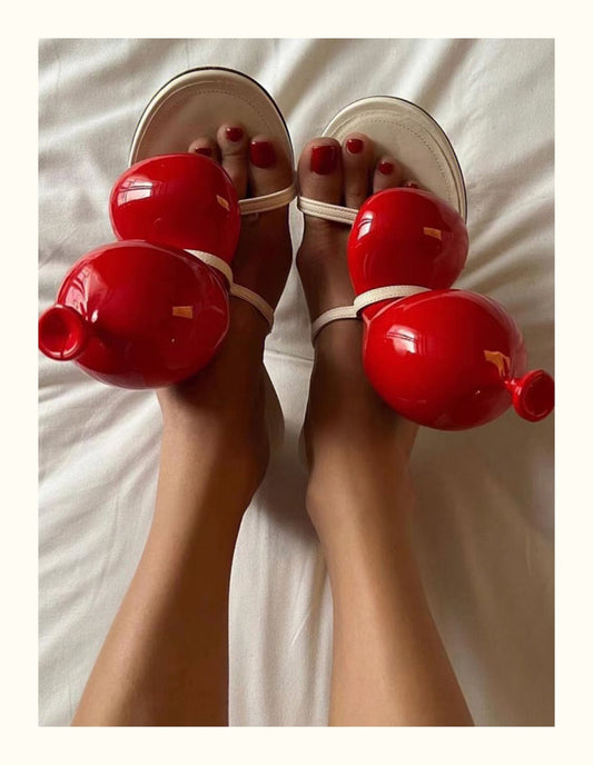 Red Balloon Sandals