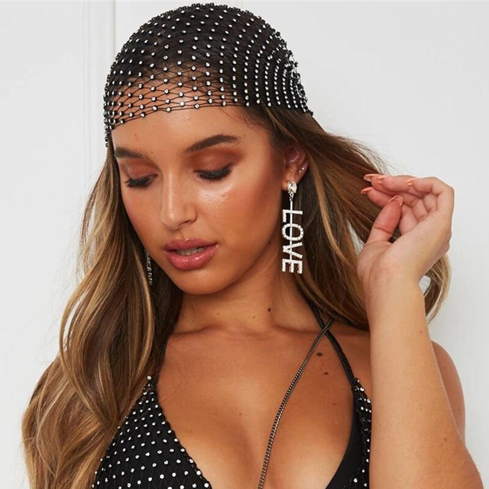Rhinestone Headpiece Head Scarf Accessories