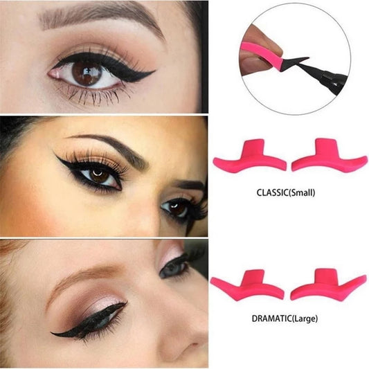 1 Pair Wing Style Eyeliner Stamp Cat Eye