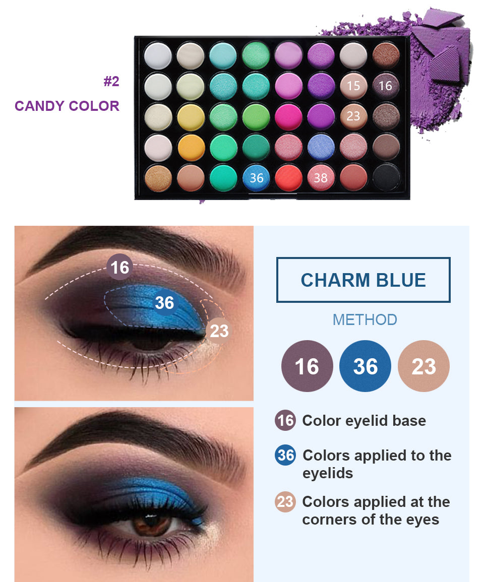 40 Colors Eye Shadow Palettes
