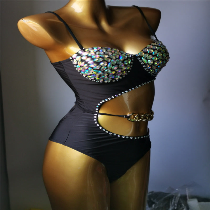 Cassandra Cut Out Bling Bikini