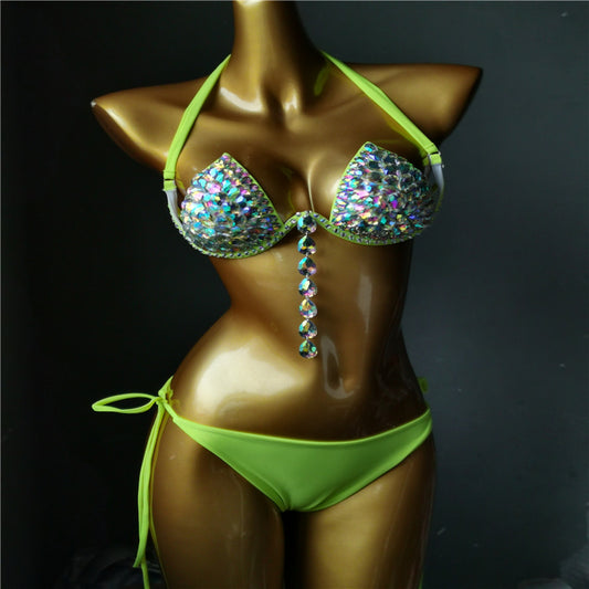 Mermaid Vacation Diamond Bikini Set