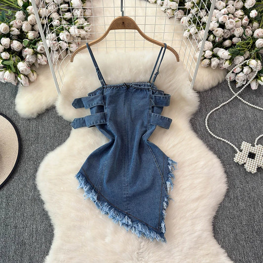 Denim Bell Dress