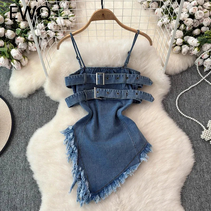 Denim Bell Dress