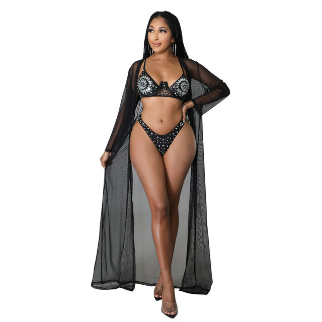 Twilight Dreams Three Piece Swim Set