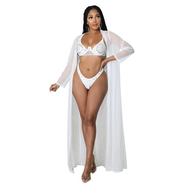 Twilight Dreams Three Piece Swim Set