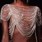 Rhinestone Bling Bikini Shoulder Chain