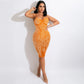 Sparkle Down Dress