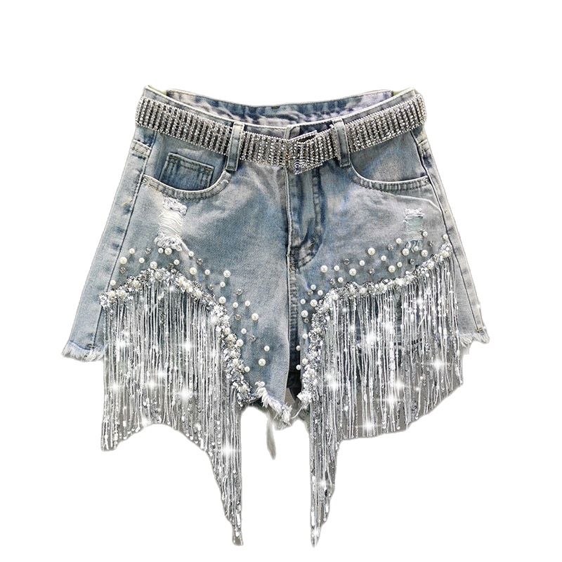 Pearl Denim Shorts