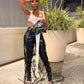 Drawstring Leather Pants