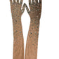 Rhinestones Gloves
