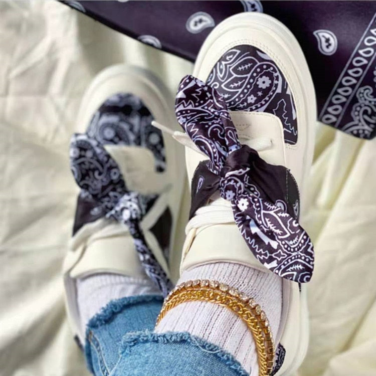 Bandana Platform Shoes