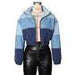 Denim Puffer Coat