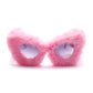Furry Cat Eye Sunglasses