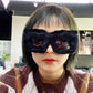 Furry Cat Eye Sunglasses