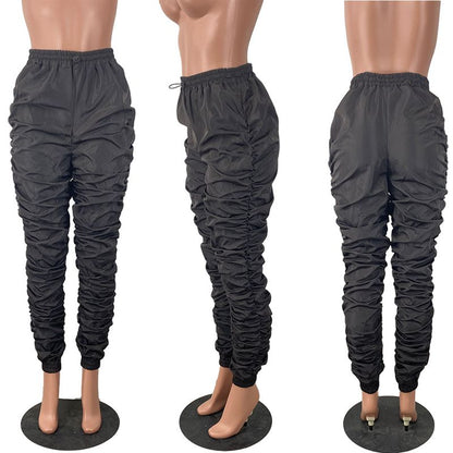 Ruched Cargo Joggers