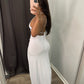 Backless High Split Maxi Dress