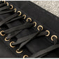 Lace up Gold Eyelets Pants