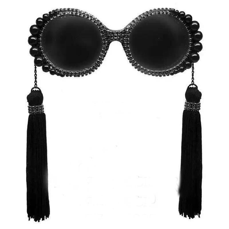 Tassel Round Sunglasses