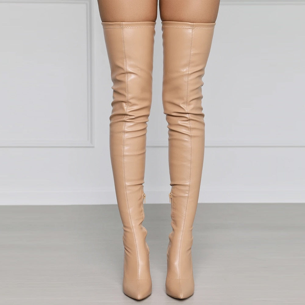 Walk It Out Over The Knee Boots