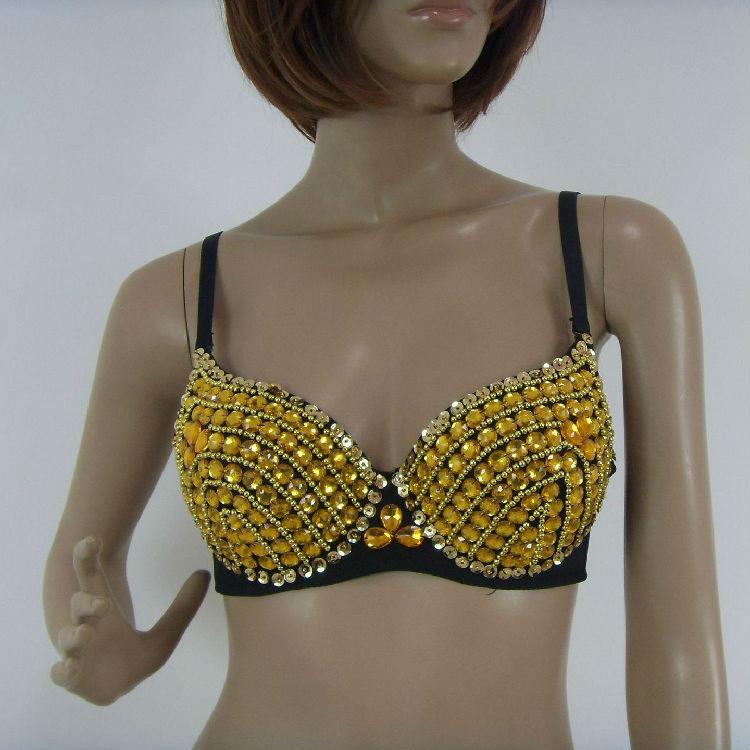 Sequined Diamond Bra