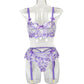 Yummy II 3 Piece Lace Bra Set