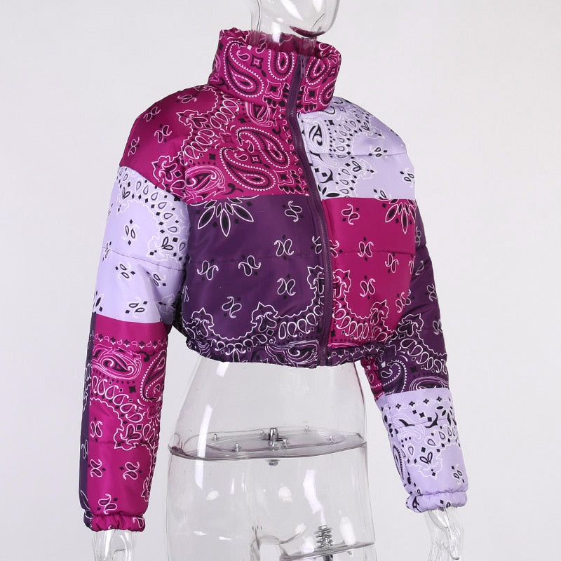 Bandana Puffer Coat