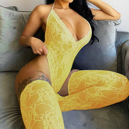 Bodysuit/Tights Lingerie Set