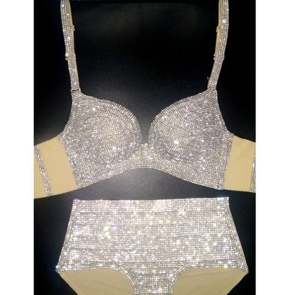 Diamante Bling Bathing Suit