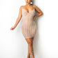 Crystal Lines Mini Dress