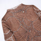 Brown Petals Dress