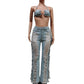 Sexy Denim Two Piece Set