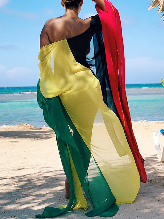 Jamaican Me Crazy Beach Cover Up