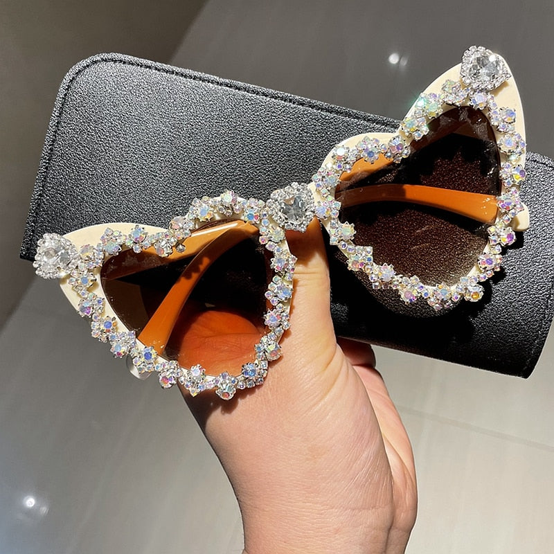 Heart Bling Sunglasses