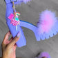 Furry Platform Sandals