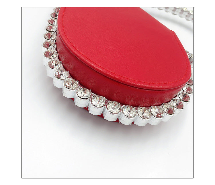 Heart Shaped Diamond Clutch