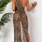 Leopard Bikini Set With Cover Up