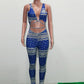 Bandana Jumpsuit With Scarf