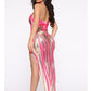 Sequin Palms Dress
