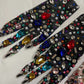 Luxurious Rhinestone Mesh Gloves