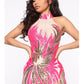 Sequin Palms Dress