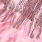 Fringed Sequin Feather Dress