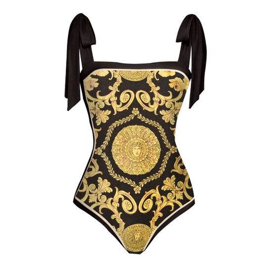 Gold Lux 1 Piece Swimsuit