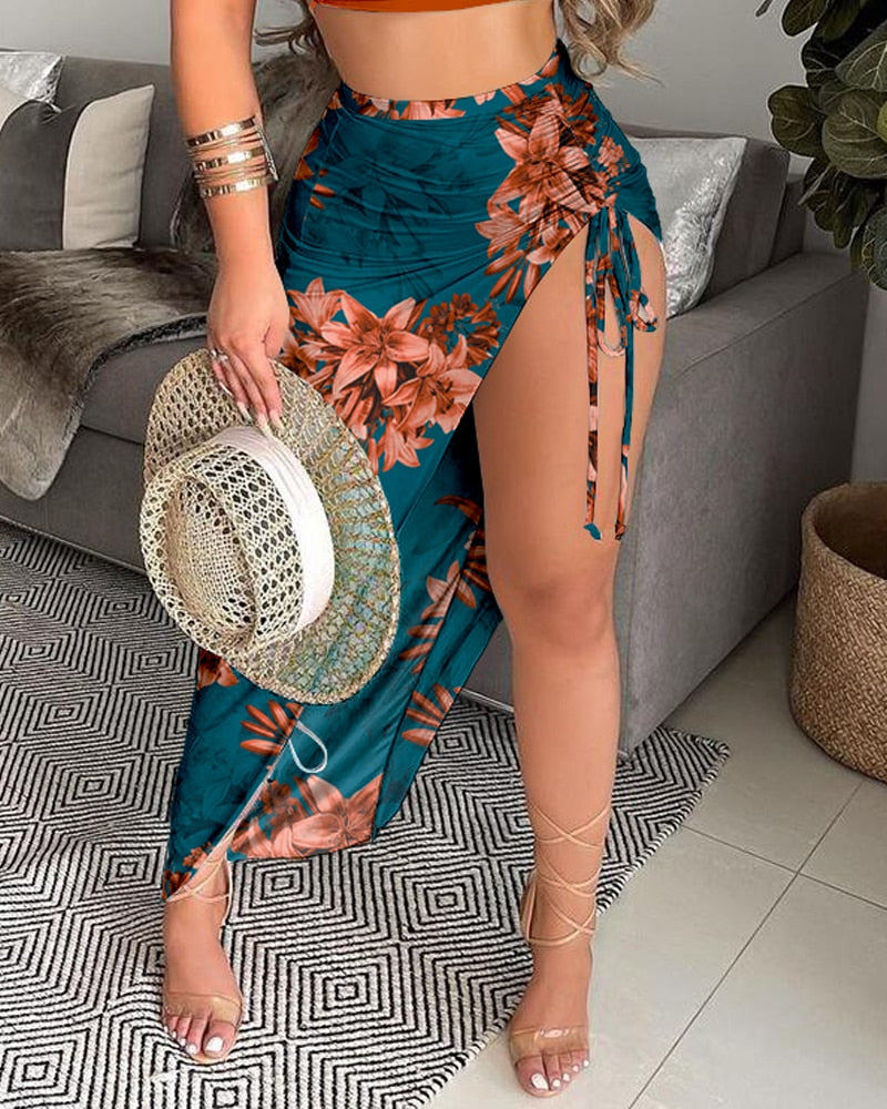 Take Me Away 2 Piece Skirt Set